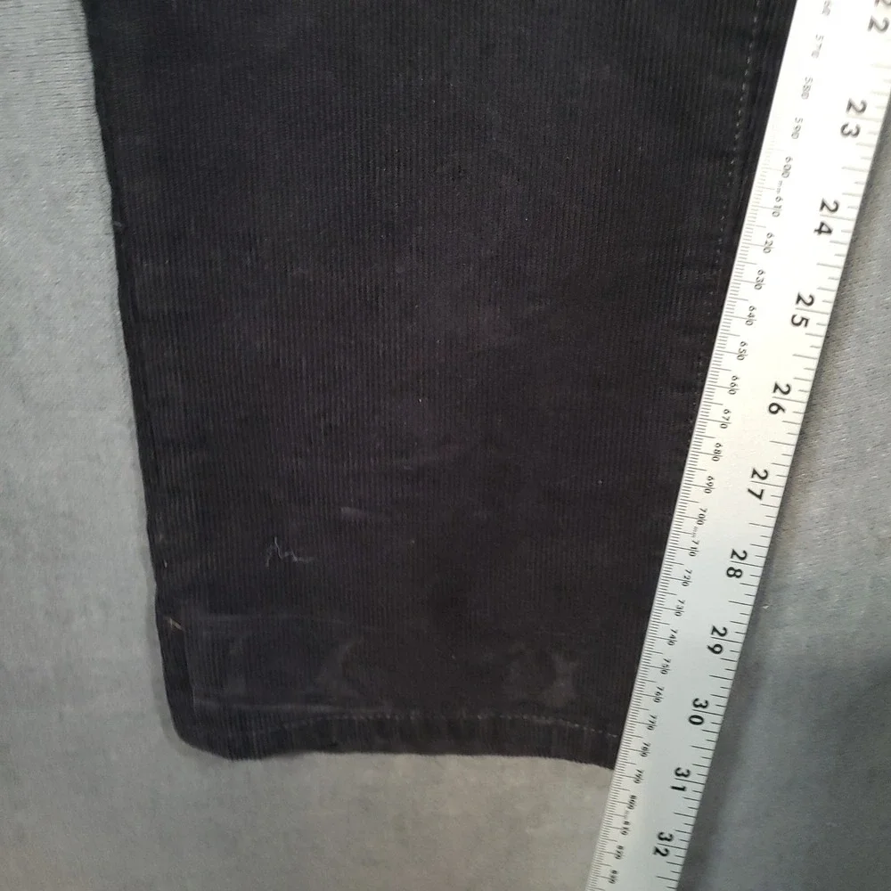 Aeropostale Corduroy Pants Mens 34/32 Black Skinny MGKTBA1